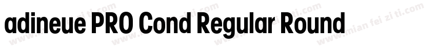 adineue PRO Cond Regular Rounded字体转换